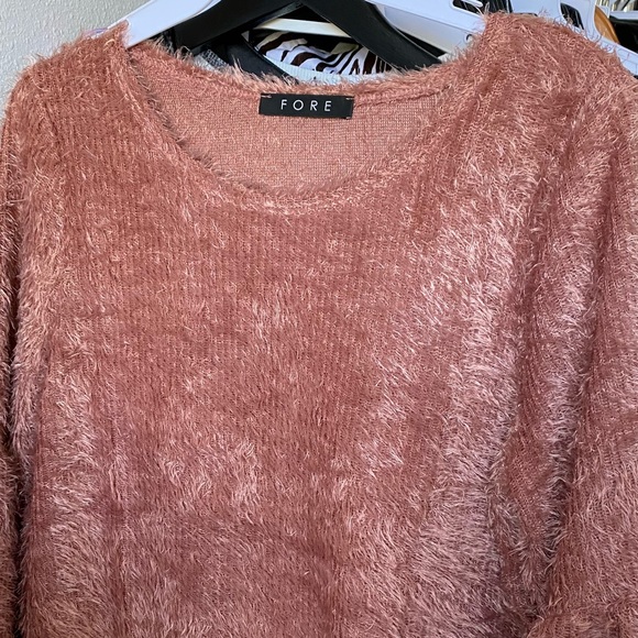 🎄CYBER SALE🎄 Killing Me Softly Faux Angora Sweater Dress - Picture 6 of 7